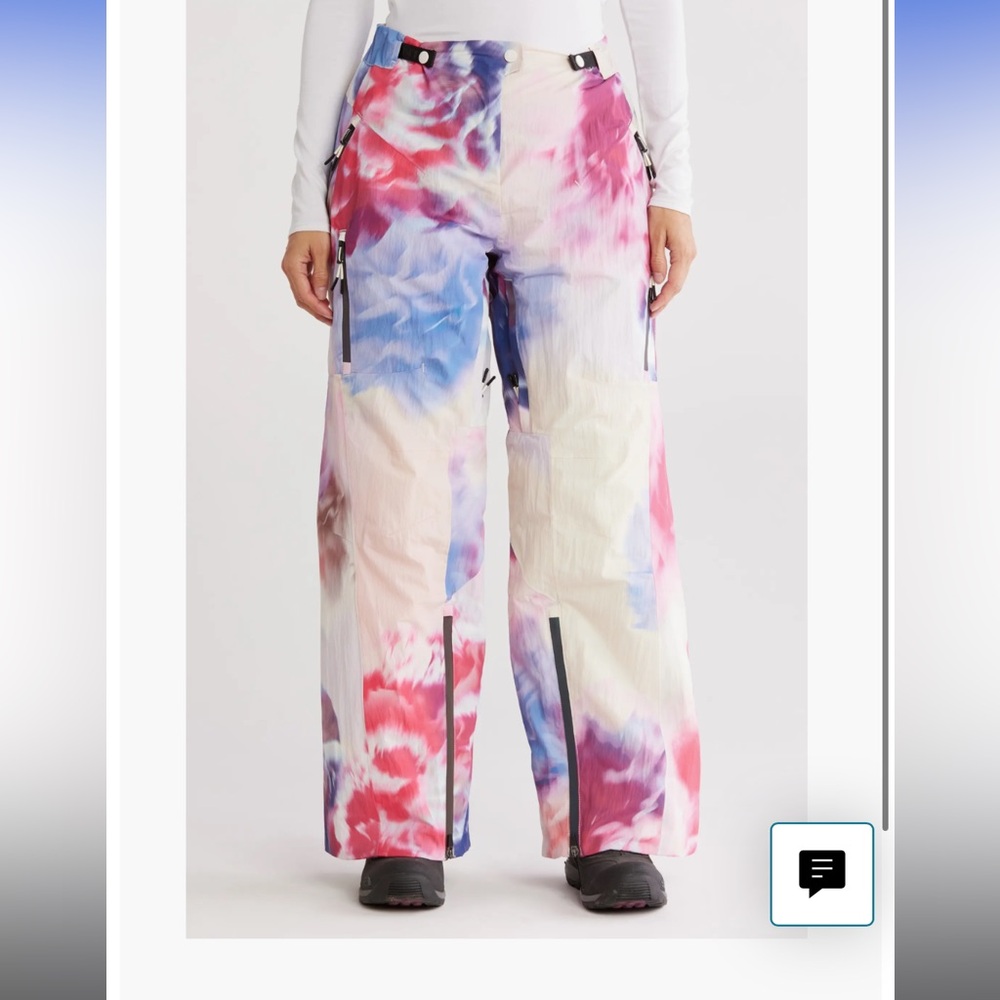 Women's Free People Tie-Dye Snow Pants NWT